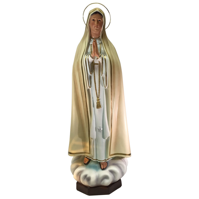 Pilgrim Virgin with Glass Eyes Statue