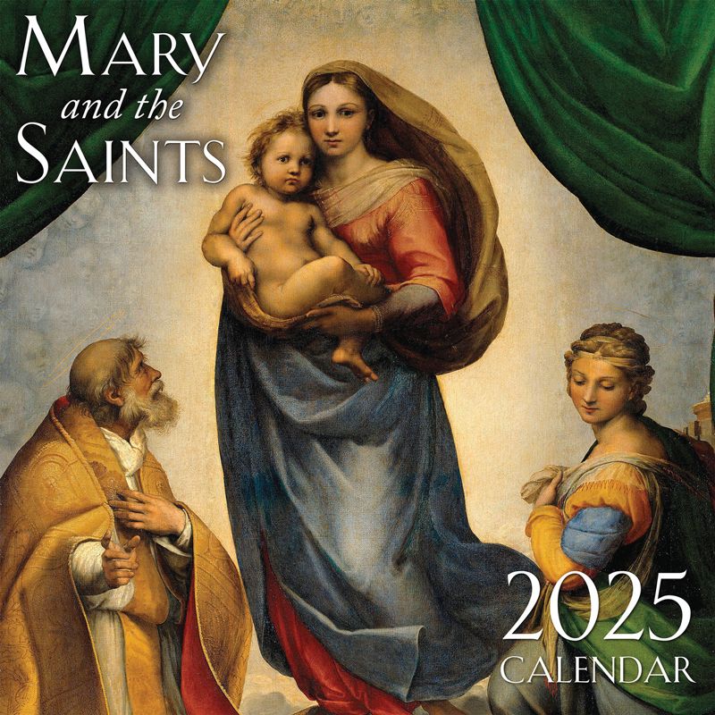 Mary and the Saints Wall Calendar