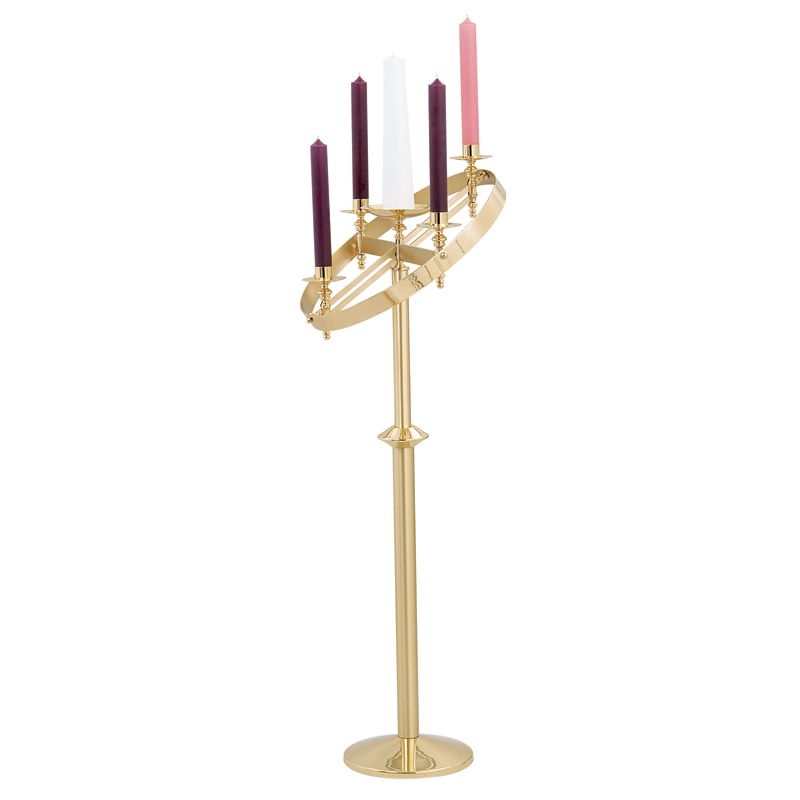 Brass Advent Wreath