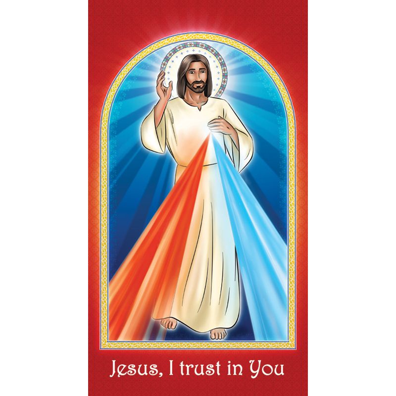 Children's Jesus I Trust in You Holy Card