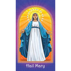 Children's Hail Mary Holy Card