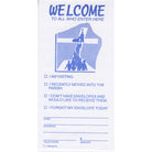 Welcome All Who Enter Here Offering Envelope