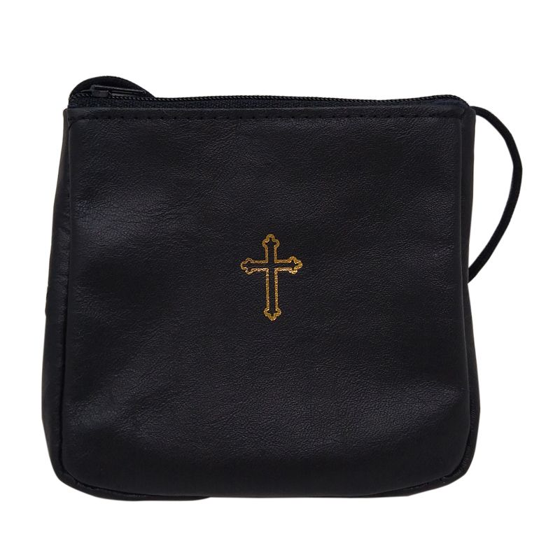 Leather Zipper Burse