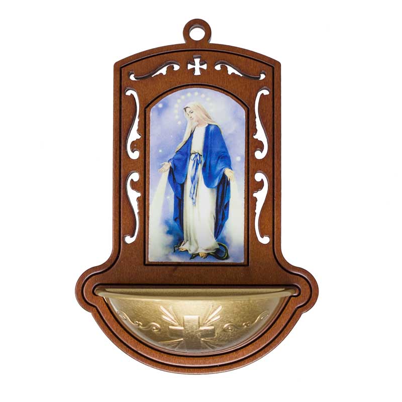Our Lady Of Grace Holy Water Font