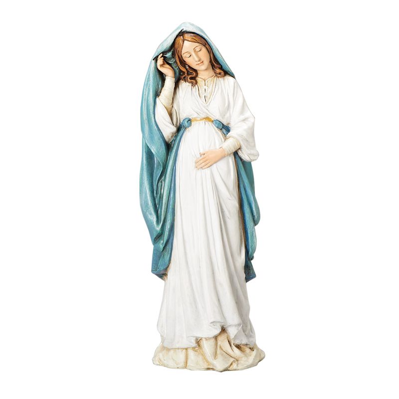 Pregnant Madonna Statue