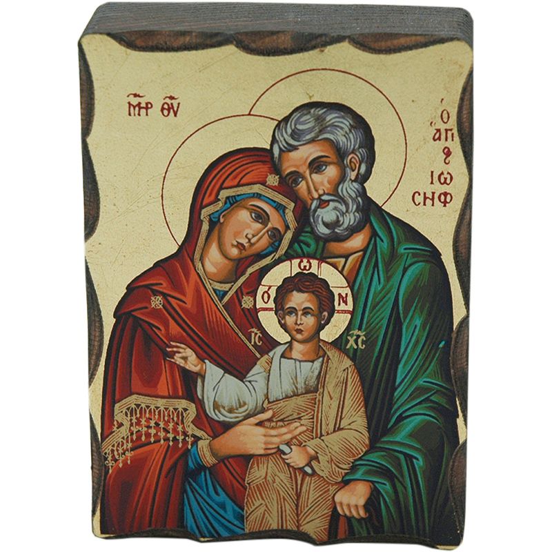 Holy Family Greek Desk Icon