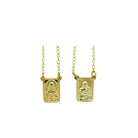 Gold Plated Scapular Medal
