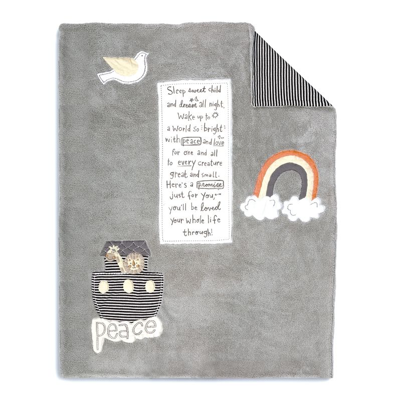 Noah's Ark Plush Blanket
