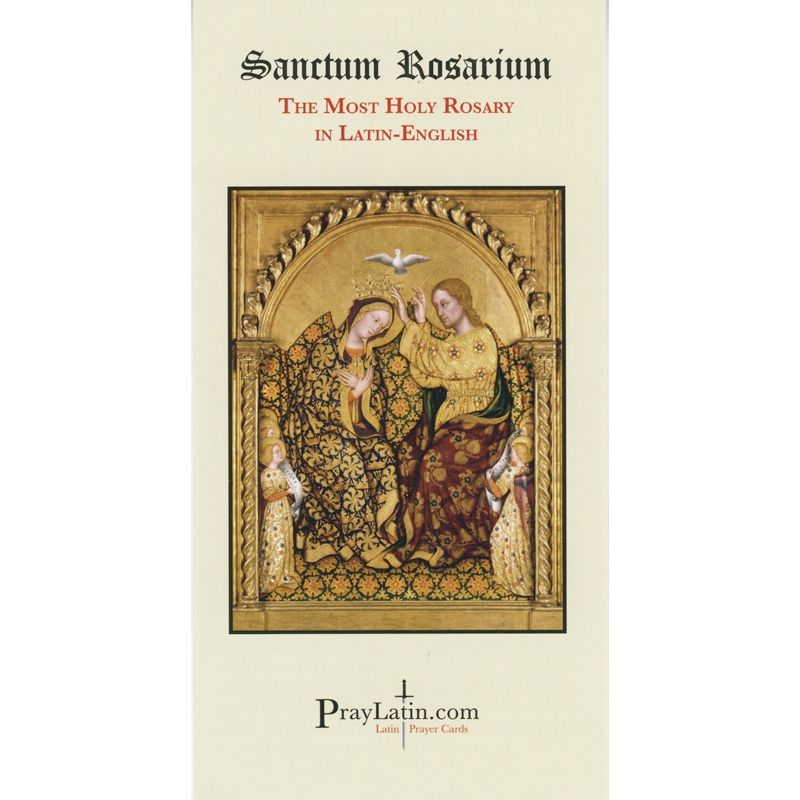 Latin-English Rosary Pamphlet