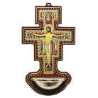 San Damiano Crucifix Holy Water Font