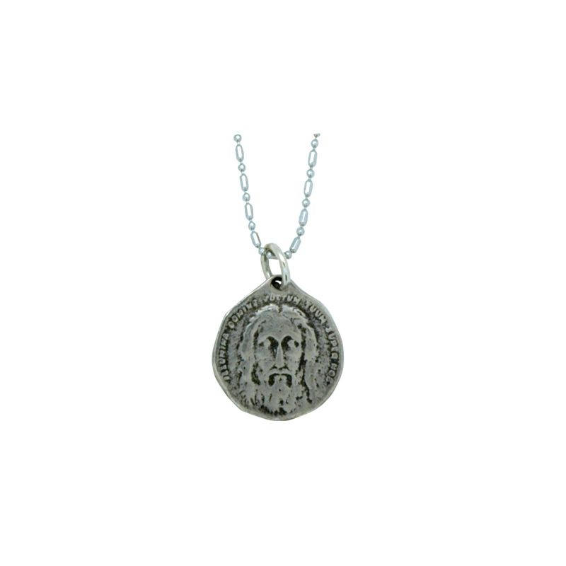 Sterling Silver Shroud Of Turin Medal