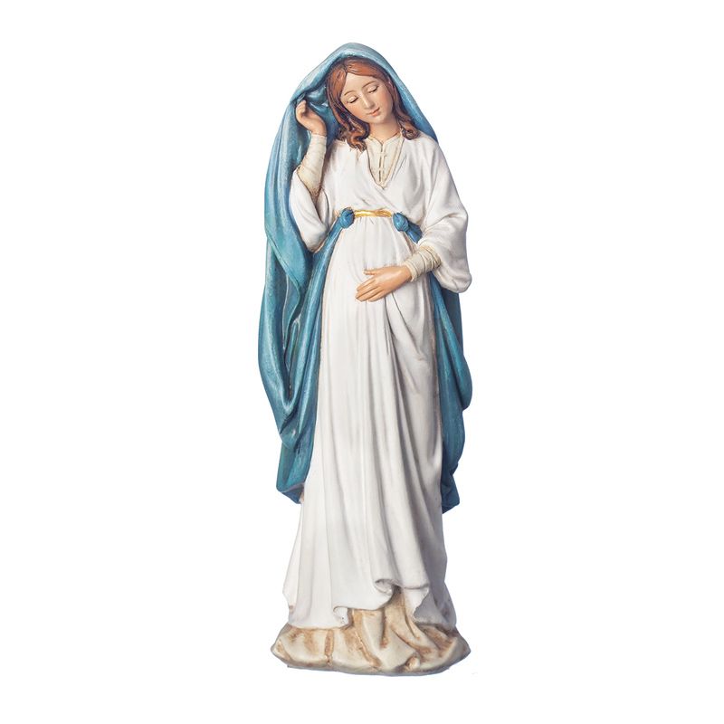 Pregnant Madonna Statue
