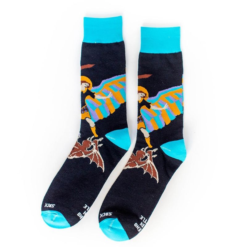 St Michael Religious Socks