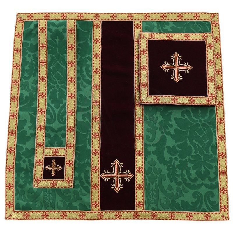 Semi Gothic Burse, Maniple and Chalice Veil