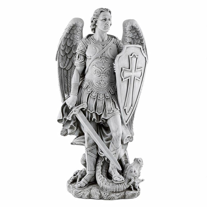 St Michael the Warrior Outdoor Statue
