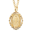 Miraculous with Etched Border Pendant