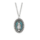 Blue Enameled Miraculous Pendant