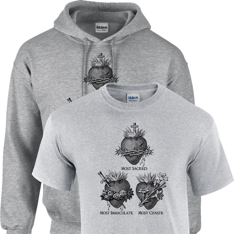 Three Hearts of Holy Family T-Shirt/Hoodie