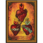 Three Hearts Plaque and Holy Card Set