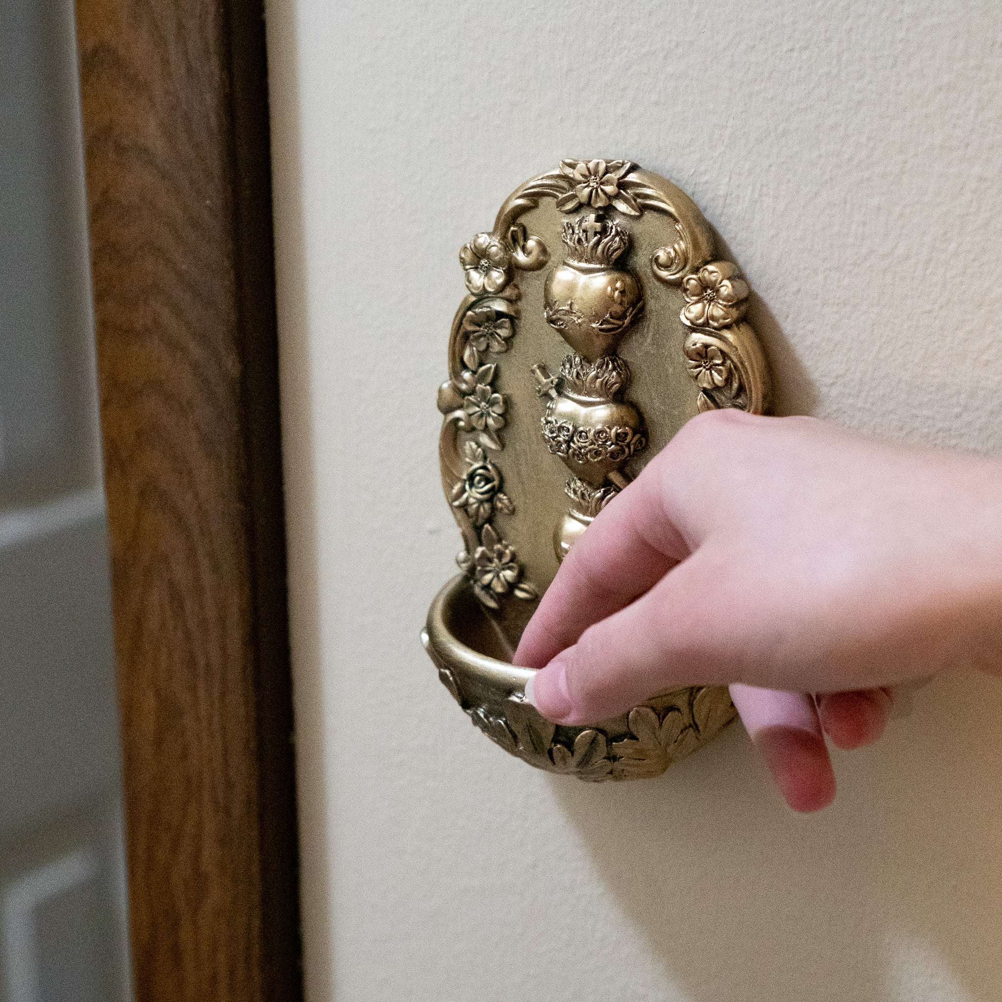 Three Hearts Holy Water Font – Catholic Home and Church