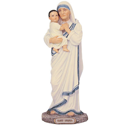St Mother Teresa Colored Veronese Statue