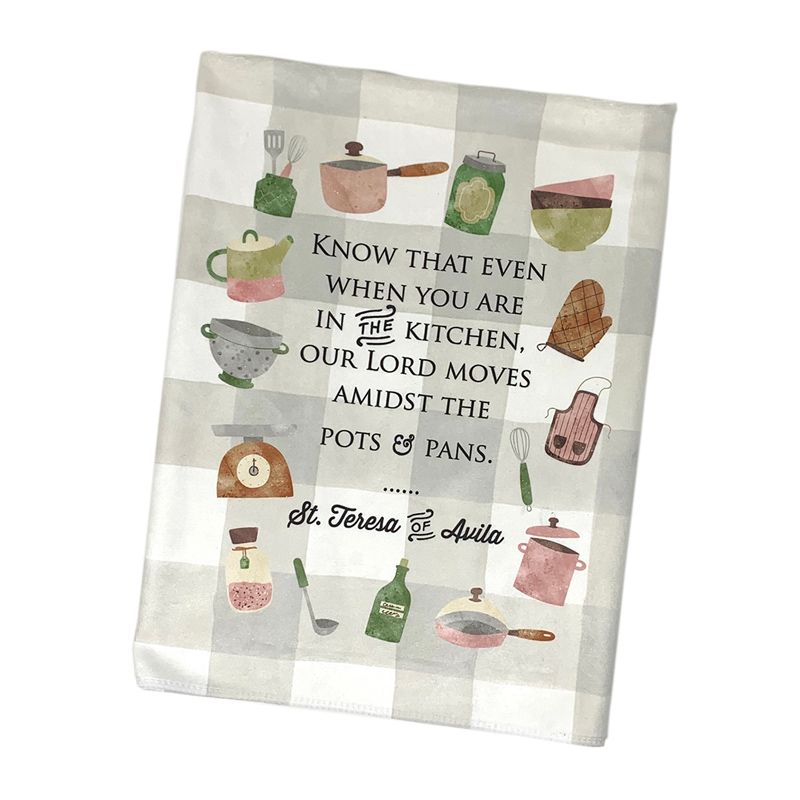 Amidst the Pots and Pans - Teresa Avila Kitchen Towel