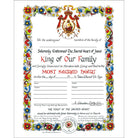 Enthronement Certificate