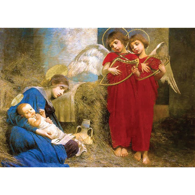 Angels Entertaining the Holy Child Christmas Cards