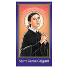 My Heavenly Friend St Gema Galgani Holy Card