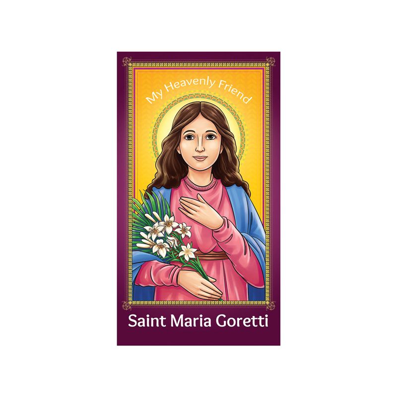 My Heavenly Friend St Maria Goretti Holy Card