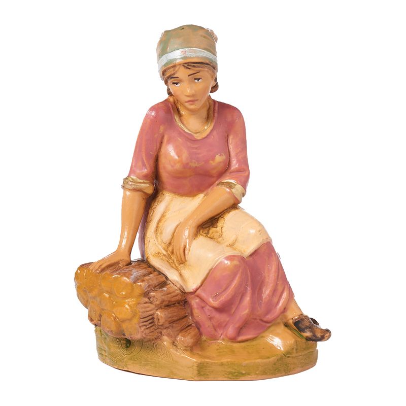 Zillah Fontanini Figure - Sitting Villager