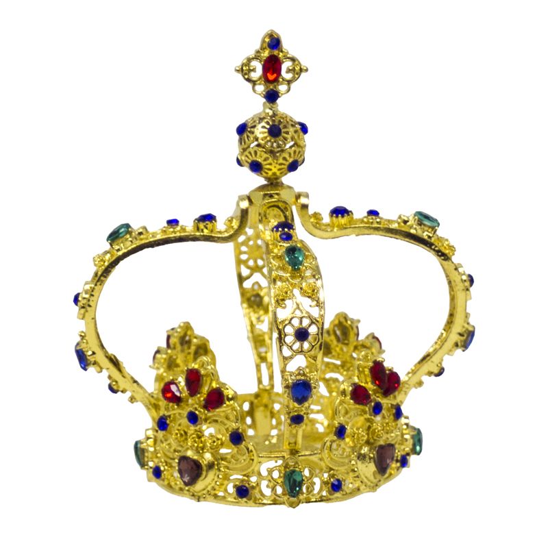 Multi-Colored Metal Crown