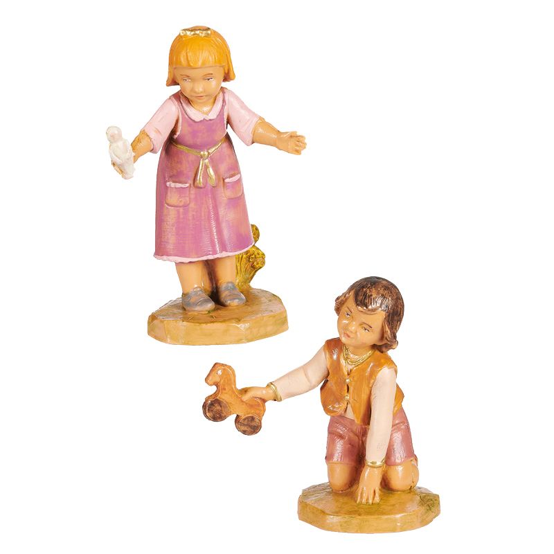 Cai and Ella Fontanini Figures