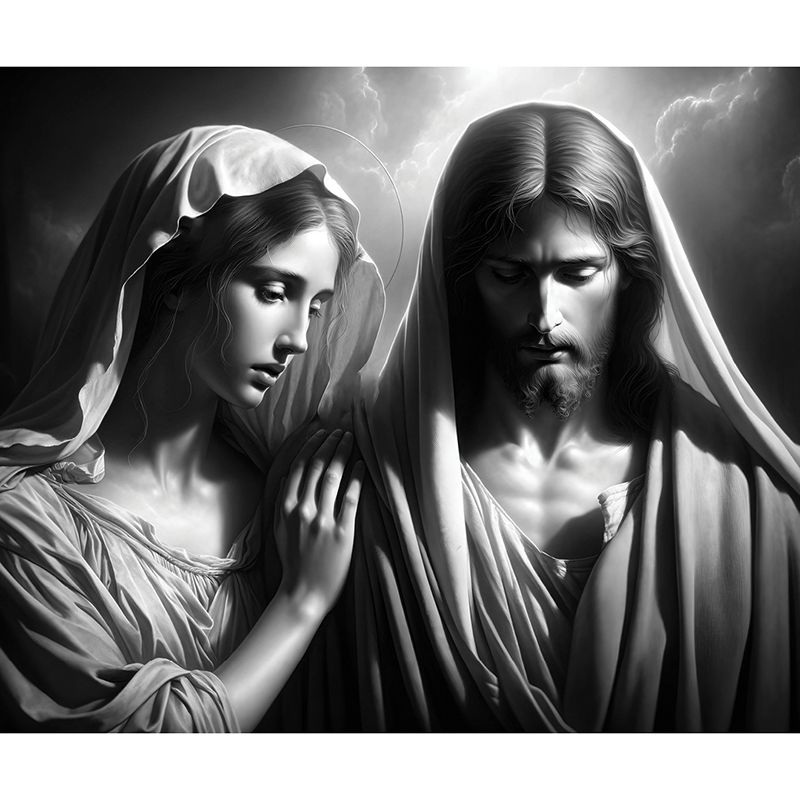 Savior's Destiny Stretched Canvas Picture