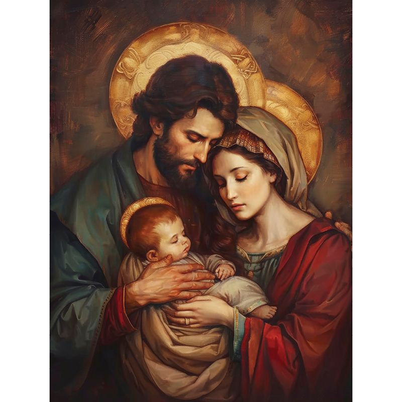 Holy Family Stretched Canvas Picture