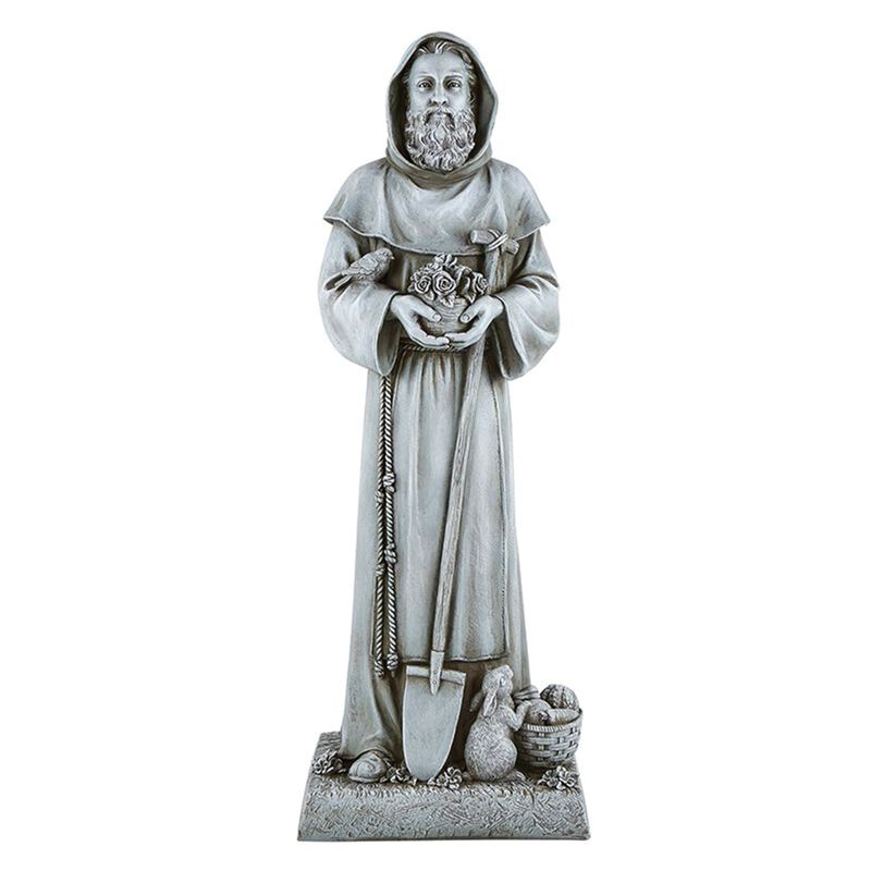 St Fiacre Outdoor Statue