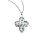 Sterling Silver 4-Way Medal