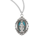 Blue Enamel Miraculous Medal