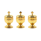 Gold Plated Ambry Set for Holy Oils