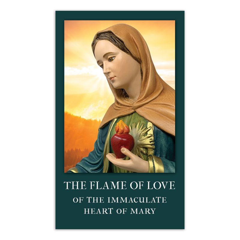Flame of Love Holy Card