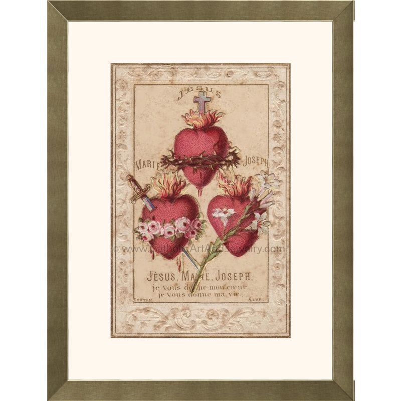 Three Hearts of the Holy Family Picture