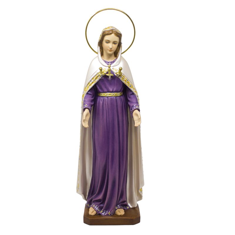 Sorrowful Rosa Mystica Statue