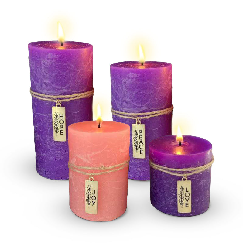 レア!カナダの教会　豪華ハンドメイドキャンドル　クリスマス　セット　スナッファー Advent Candles & Accessories – Catholic Home and Church