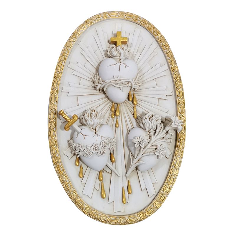 Three Hearts Plaque