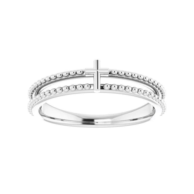 Stackable Cross Ring