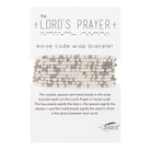 Lord's Prayer Morse Code Necklace/Bracelet