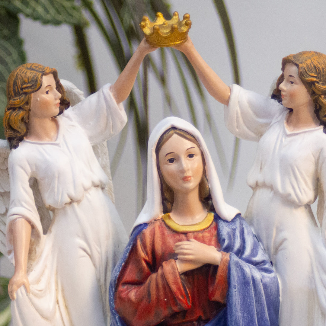 Mary Queen of Heaven with Angels – Catholic Home and Church
