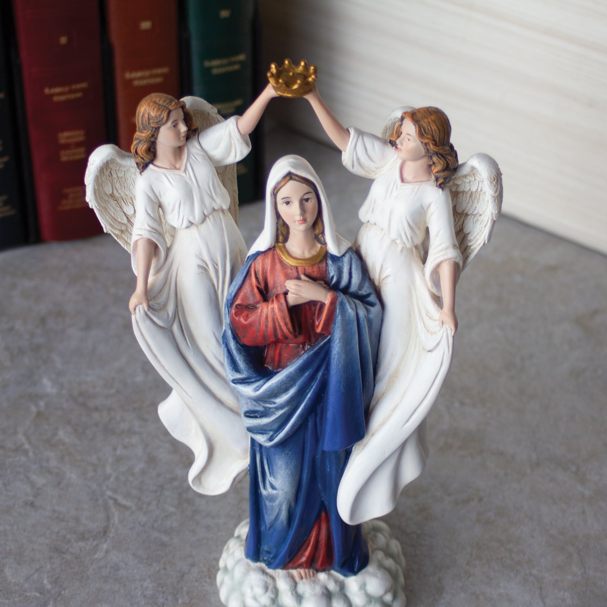 Mary Queen of Heaven with Angels – Catholic Home and Church