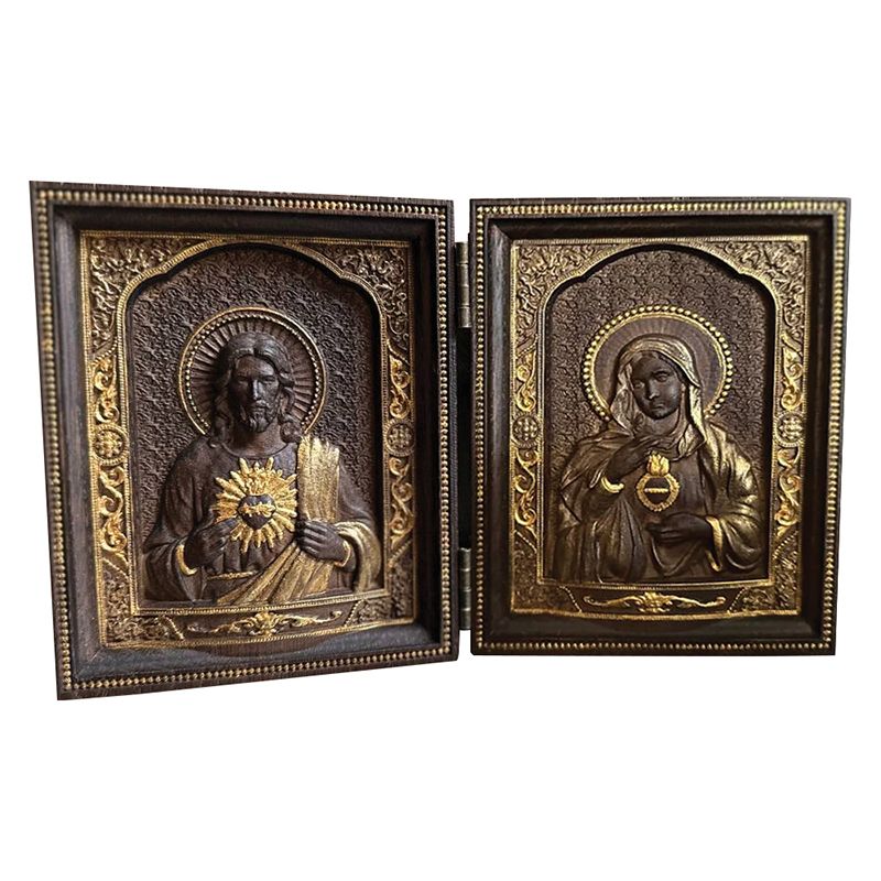 Sacred Hearts Diptych