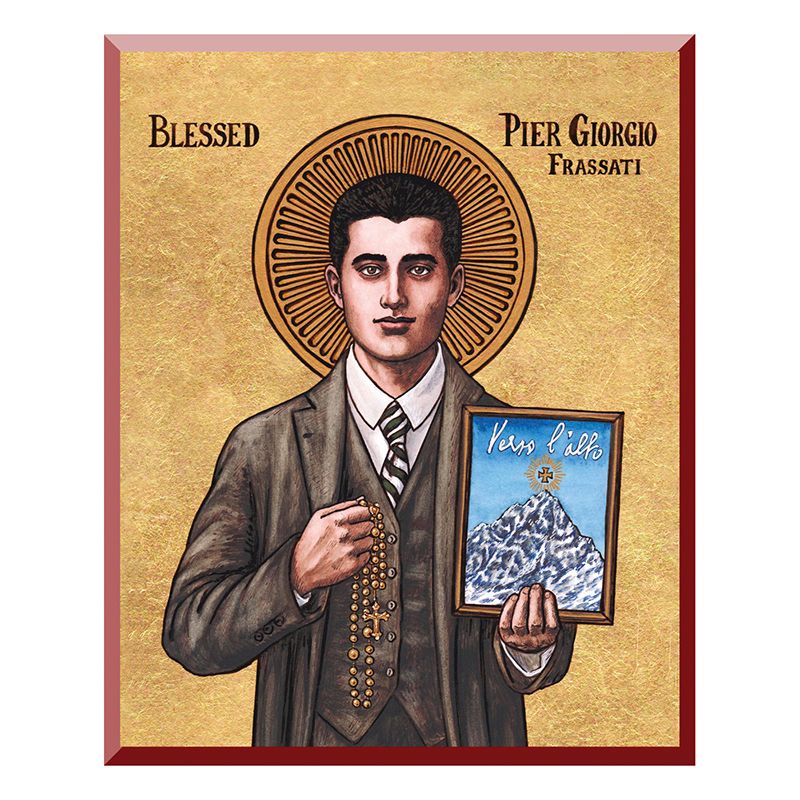 Pier Giorgio Frassati Wood Plaque